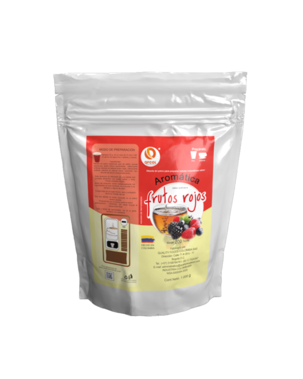 Aromática para maquinas vending frutos Rojos 1000g