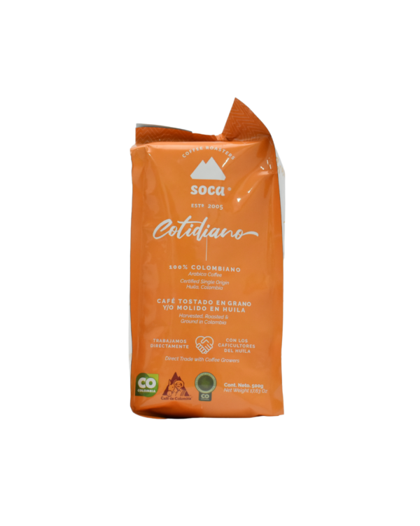 Café en Grano Cotidiano SOCA Huila 500 g