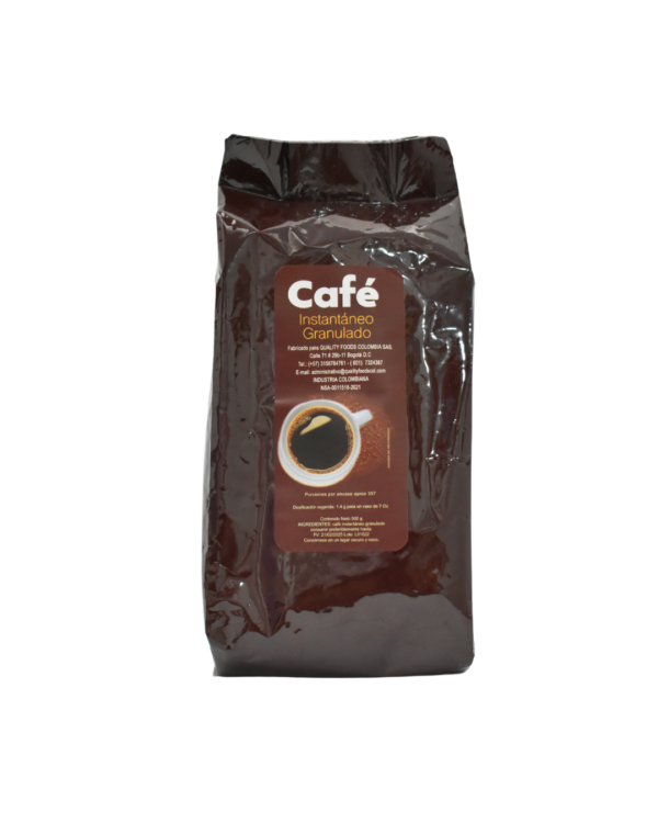 Café Instantáneo Granulado Maquinas Vending 500g Quality Foods