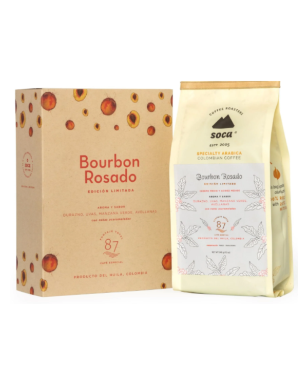 Café Microlate de temporada Bourbon Rosado 340 Gr