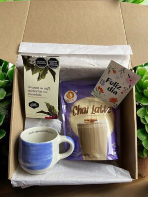 Regalo mamá taza y chai