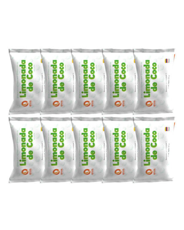 BASE PARA LIMONADA DE COCO SACHET X10 UND