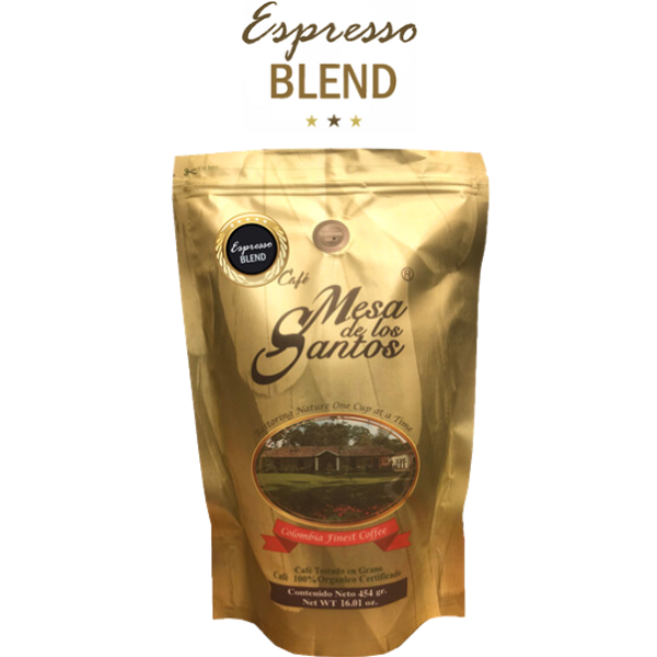 CAFÉ MESA DE LOS SANTOS EXPRESO BLEND 454 GR